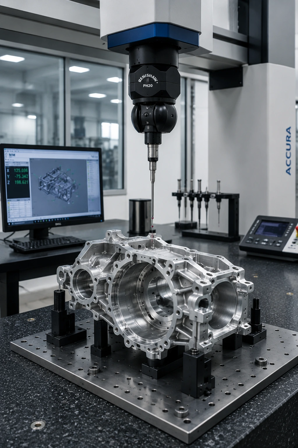 Controlo dimensional de componente maquinado para aplicação na indústria automóvel
